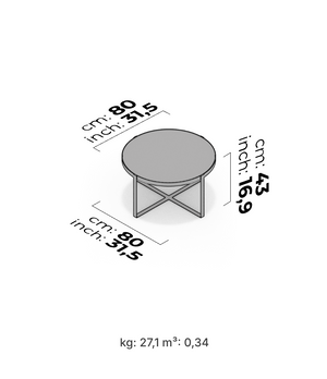 Capella Coffee Table (Glass)