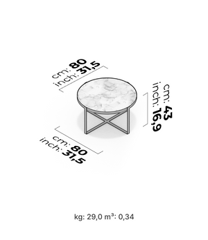 Capella Coffee Table - Ceramic