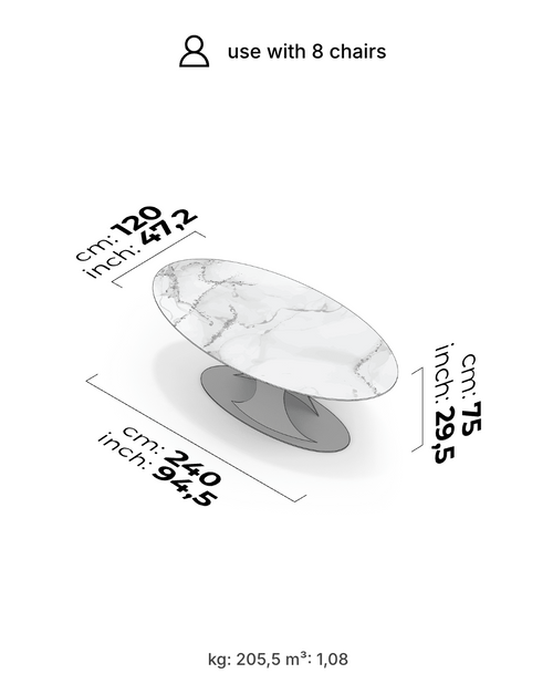 Mesa de comedor Loop