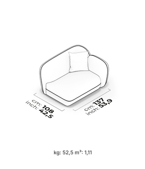 Canapé modulable Icona