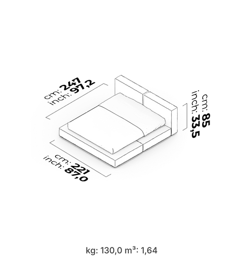 Poufy Bedstead