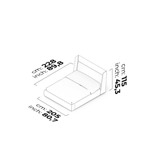 Lego Plus Bedstead