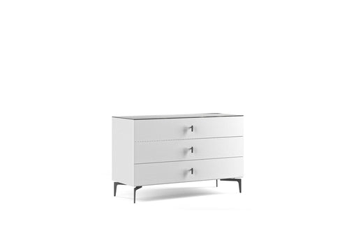 Lazio White Dresser&Chest